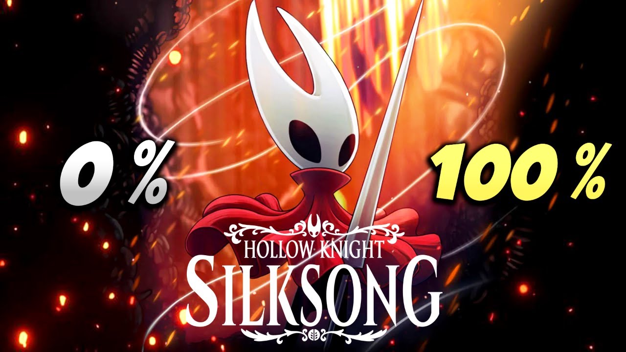 Less Than 5 Hours to 100% Silk Song | #shorts #hollowknightsilksong #silksong