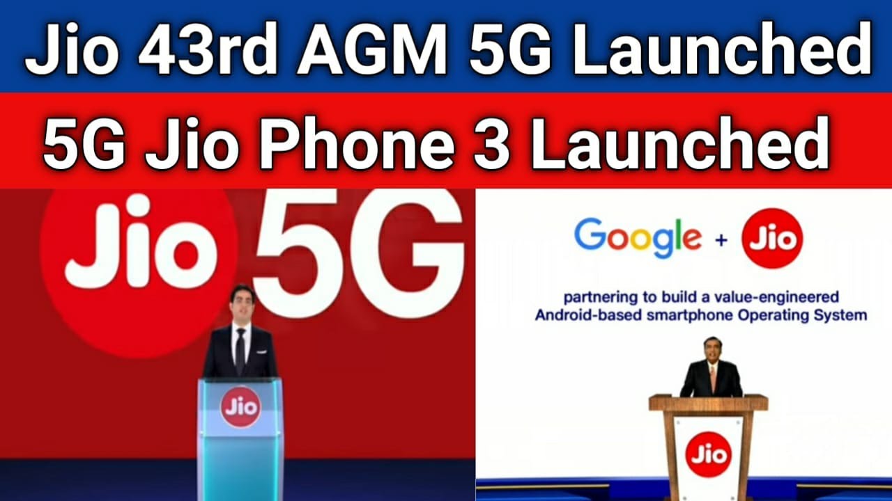Jio Big Breaking News | Jio 5G and Jiophone 3 Launched On 43rd AGM Of Jio
