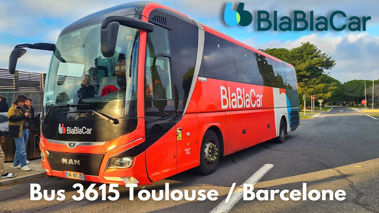 A bord du BLABLACAR 3615 de TOULOUSE à BARCELONE (2024)