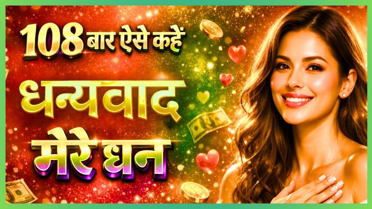 108 Money Gratitude Affirmations | Dhan Ka Shukrana Song (Morning Prayer for Abundance)