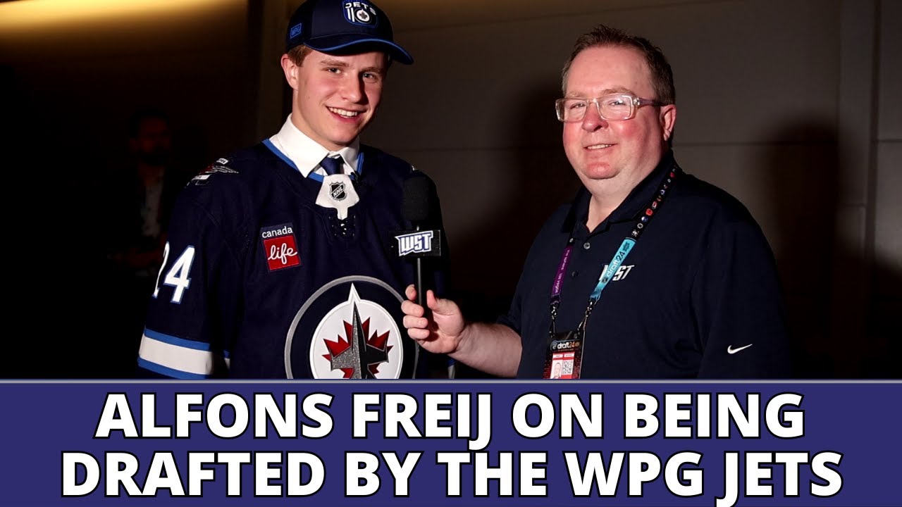 Alfons Freij on being selected 2nd round 37th overall by the Winnipeg Jets