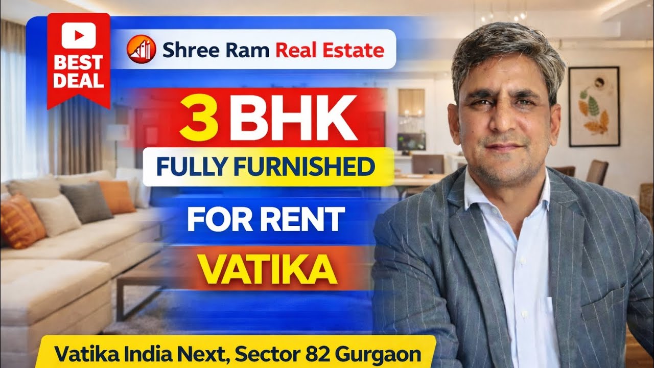3BHK Fully Furnished independent floor for Rent in Vatika | Ready to Move | Prime Location