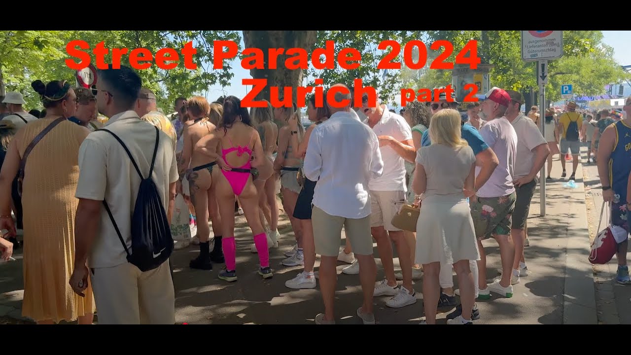Street Parade 2024 - Zürich Part 2 / Bürkliplatz Bridge Divers - Switzerland 🇨🇭
