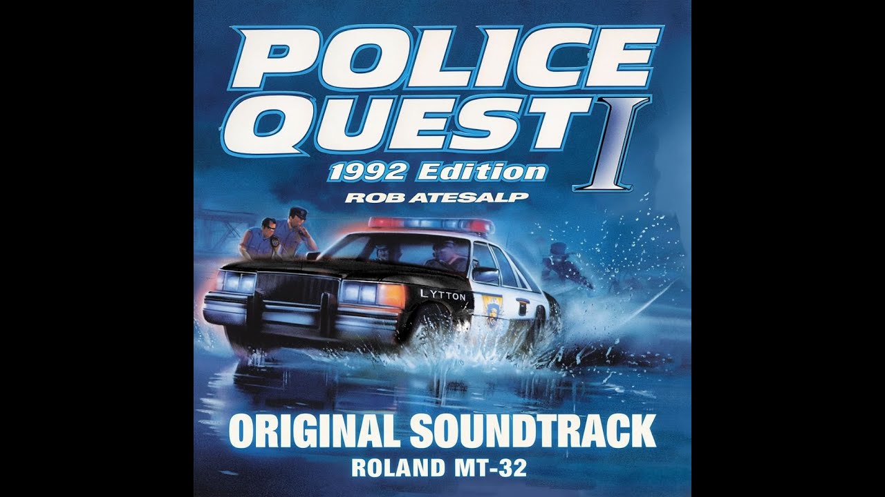 x09a Pulled Over Kenny G-Style - isolated cue (real MT-32) Police Quest I (1992) Soundtrack OST