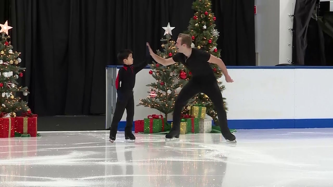Club Skaters Perform in First Night Boston 2021
