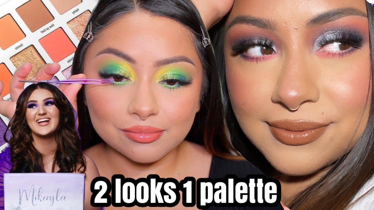 GLAMLITE X MIKAYLA PALETTE TUTORIAL AND SWATCHES