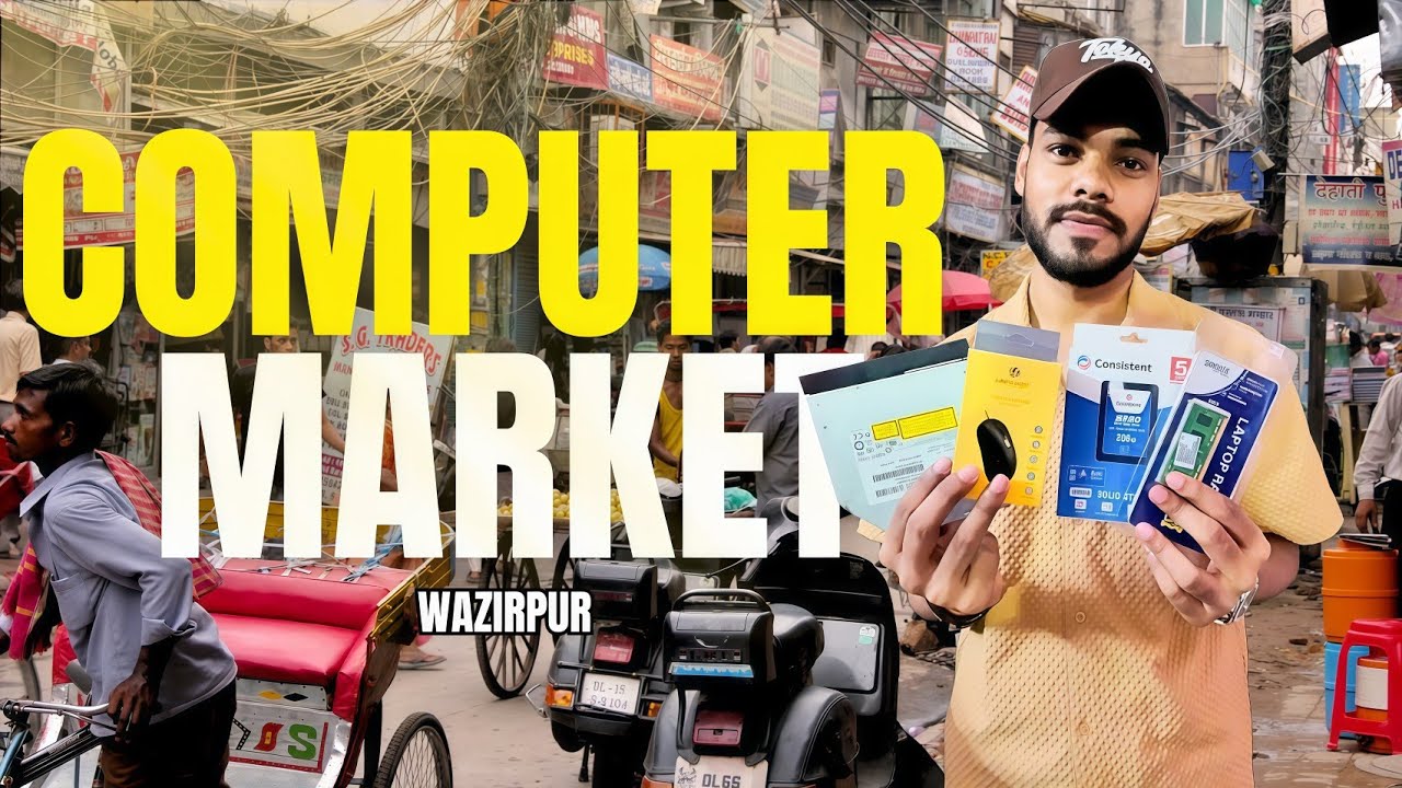 Cheapest Computer Market In Wazirpur 💿💻 | कंप्यूटर मार्केट वजीरपुर  |  montysjourneys | 