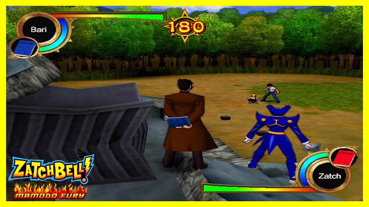 Zatch vs Bari (Zatch Bell Mamodo Fury)