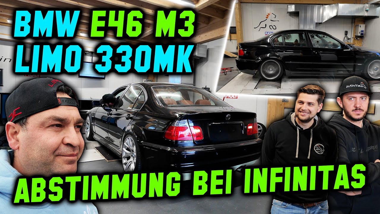 BMW E46 M3 Limo 330MK bei Infinitas - Jetzt wird abgestimmt! - Was taugt das Kompressor Setup?