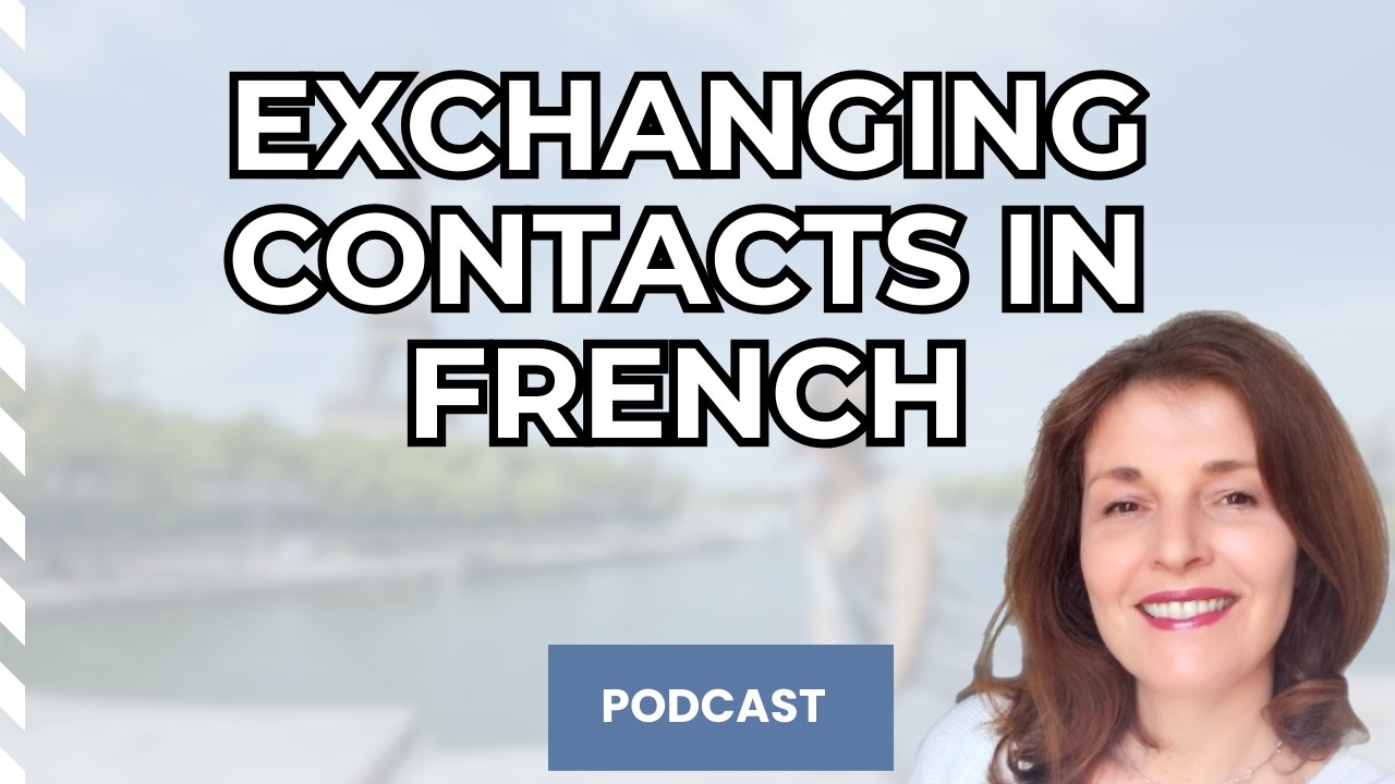French Bootcamp #3 Vocabulary How to communicate in French (mail, phone, texts, etc.)