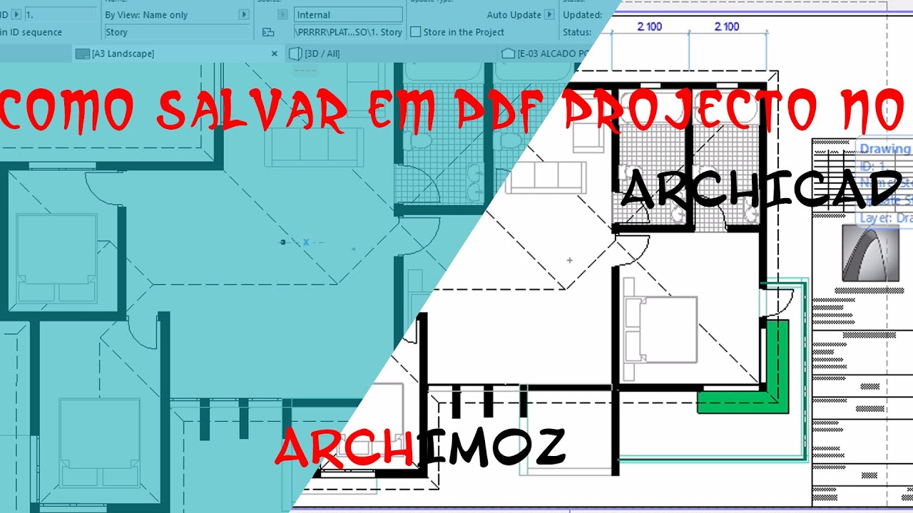 SALVAR EM PDF NO ARCHICAD (LAYOUT)