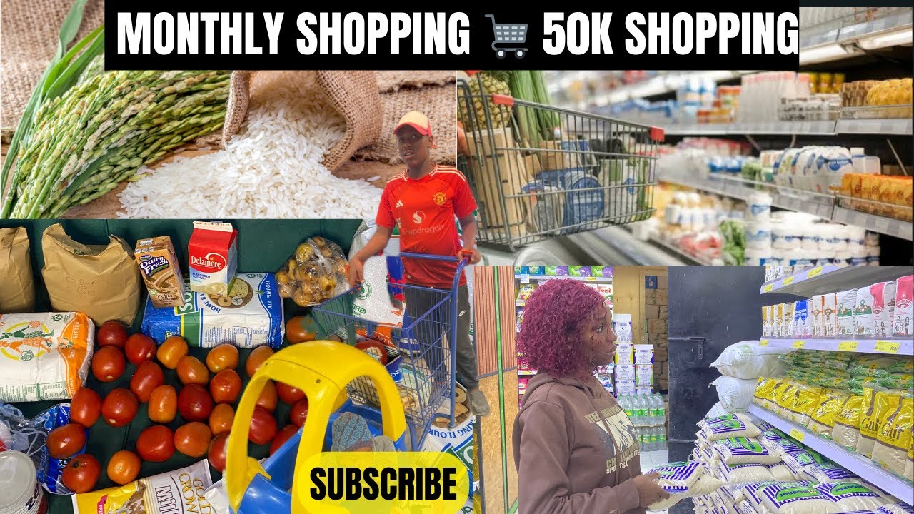 MONTHLY SHOPPING 🛒 IN A DIFFERENT WAY#theinspiringfamily #newcouple #monthlyshopping#vlog