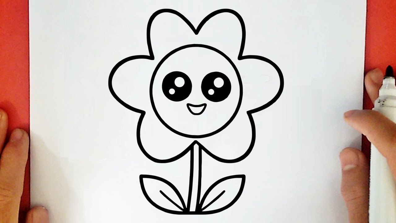 COME DISEGNARE UN FIORE KAWAII