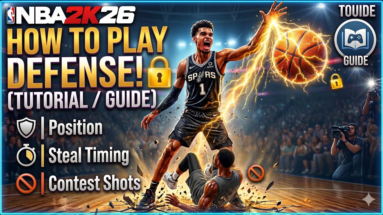 Как играть в защиту «надежный защитник» в NBA 2K26 Park — я нейтрализовал игрока с 90% точностью ...