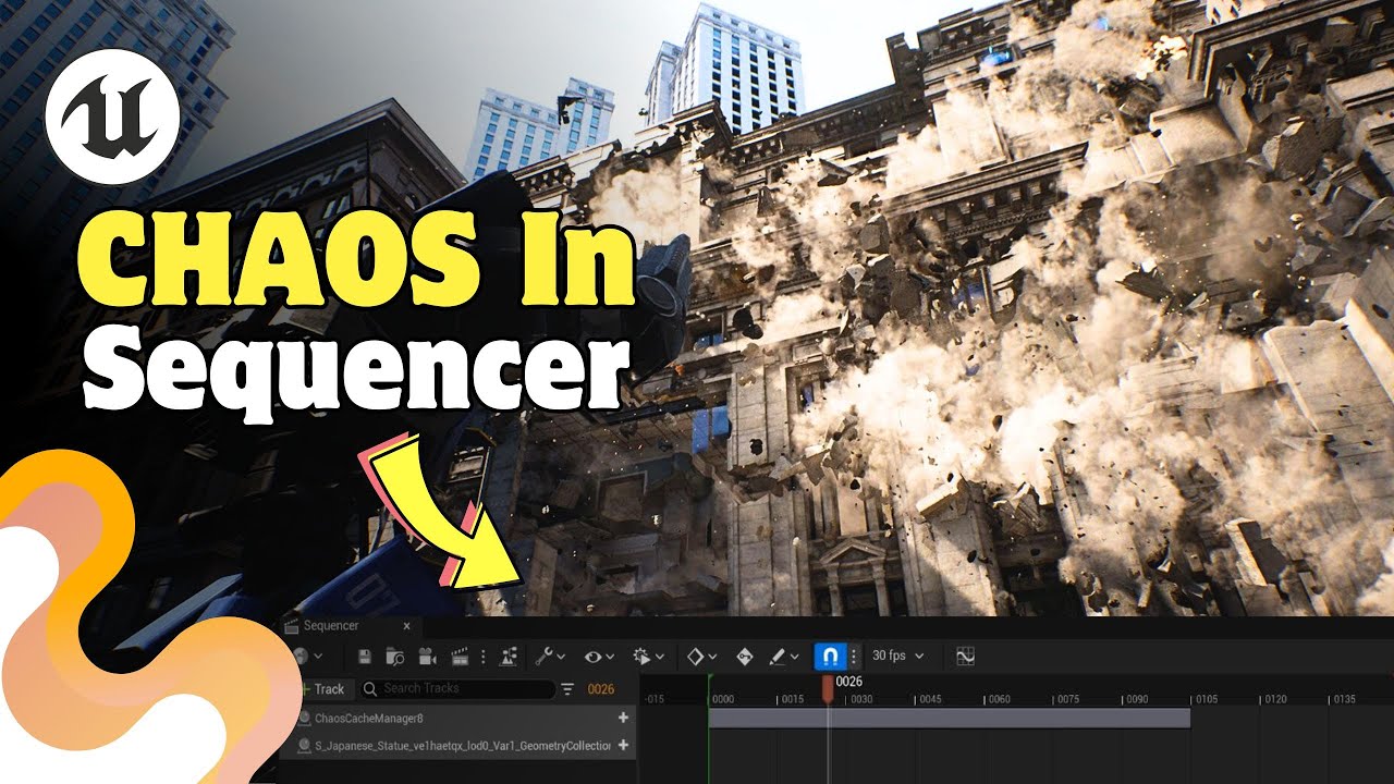 Simplest way to use Fracture / Chaos in Sequencer - Unreal Engine 5