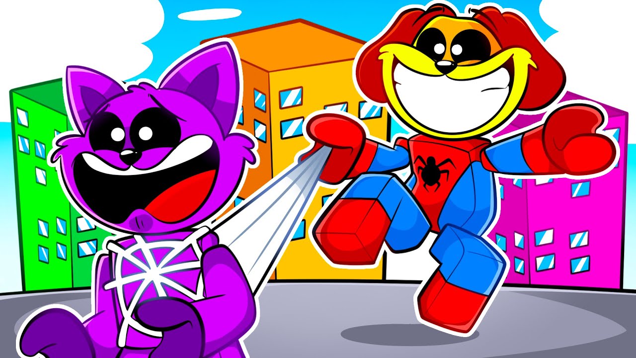 DogDay e CatNap viraram o HOMEM ARANHA no Roblox!
