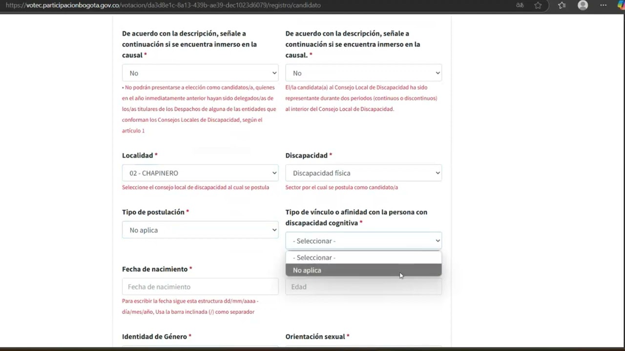 ¿Quieres ser candidato de los Consejos Locales de Discapacidad 2025? Aprende a inscribirte