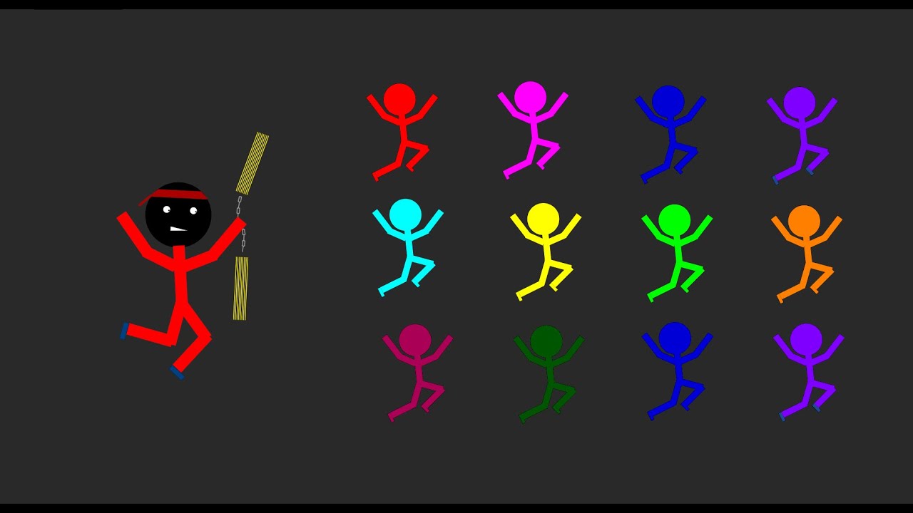 Run Escape Algodoo Stickman From Angry Stikman RTTB ASRM - Algicosathlon Color Run - Survival Race