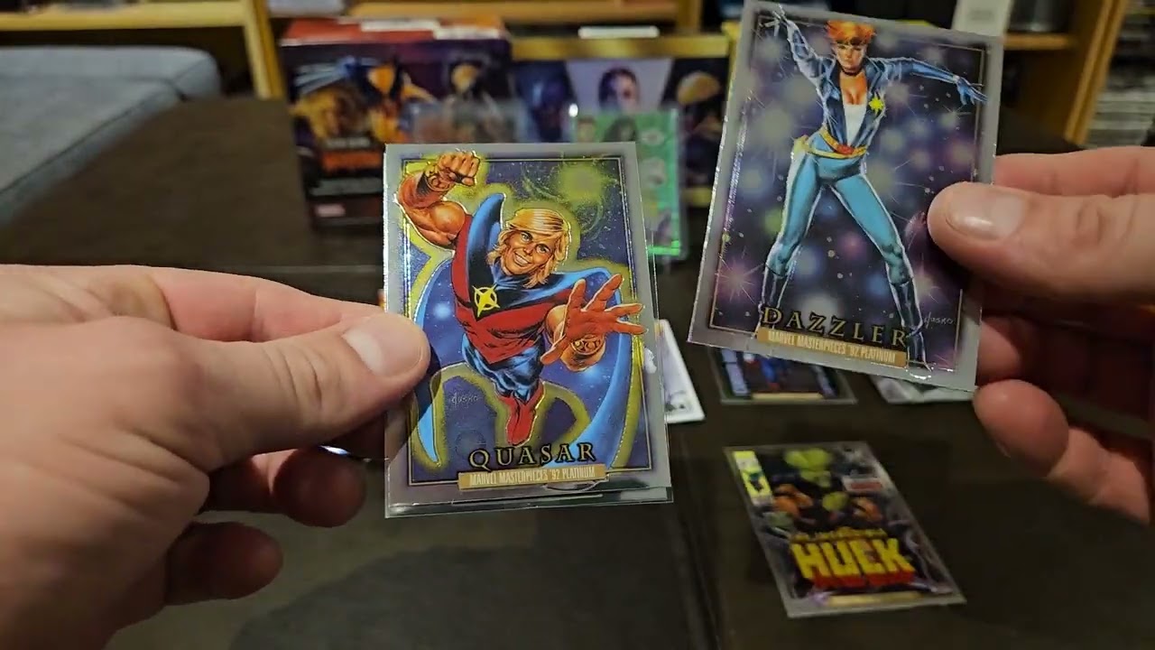 Marvel Masterpieces 92 Platinum 1st unboxing. Loaded box!!!