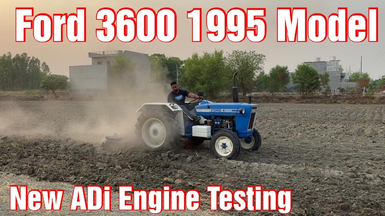 Ford 3600 Tractor 1995 Model Engine Testing | Tractor Fat Tyres and Alloys | Ford 3610 Stickers done
