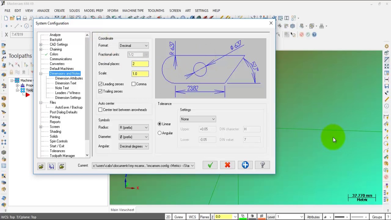MASTERCAM INTRODUCCIÓN Y CONFIGURACIÓN INICIAL/ INTRODUCTION AND INITIAL SETTINGS