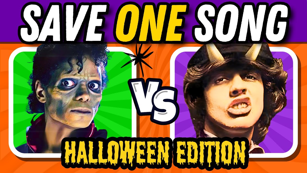 🎃 Save One HALLOWEEN Song 🎤🎵 | Music Quiz