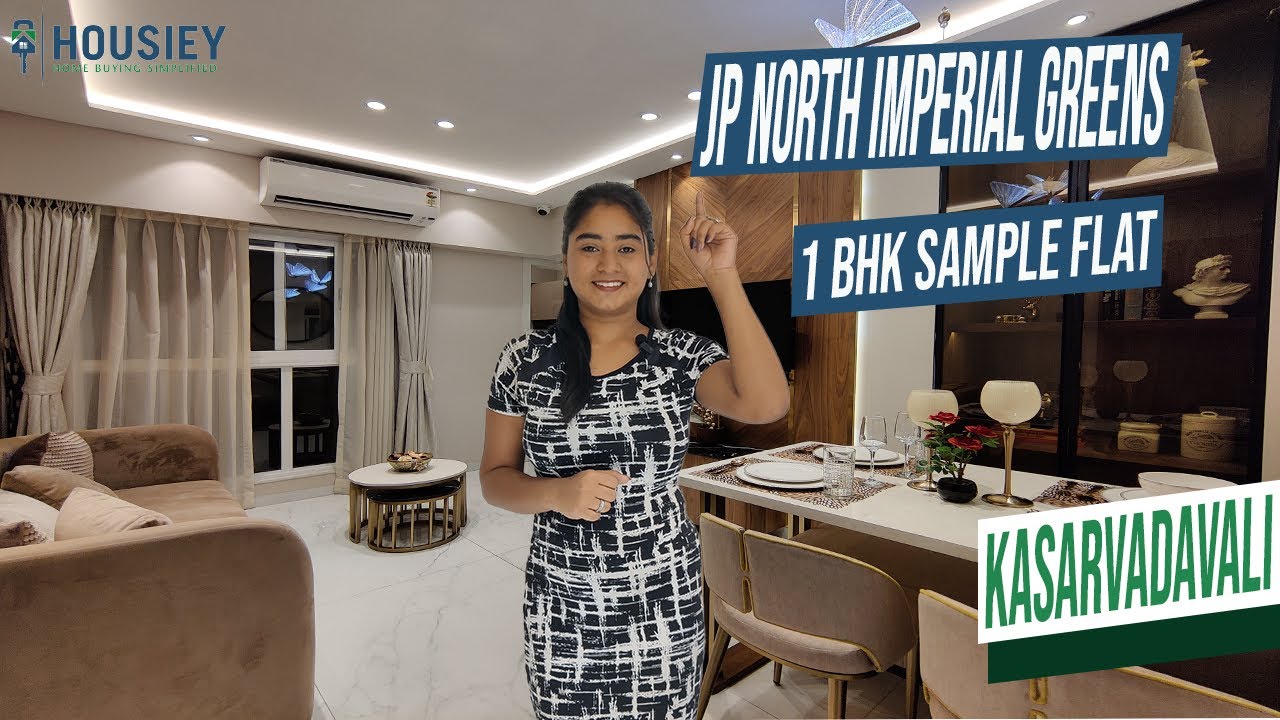 North Imperial Greens Thane West | 1 BHK Sample Flat Tour [2025] | Jp Infra Thane Project