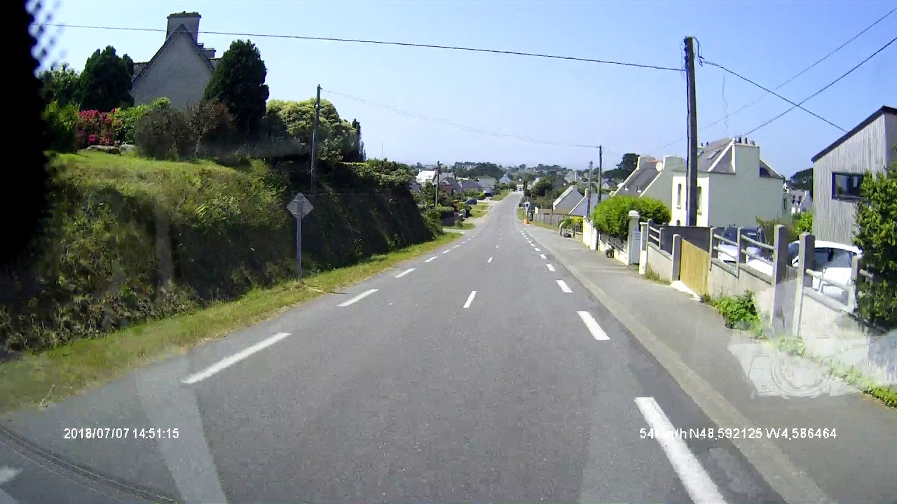Zufahrt zum Camping des Abers