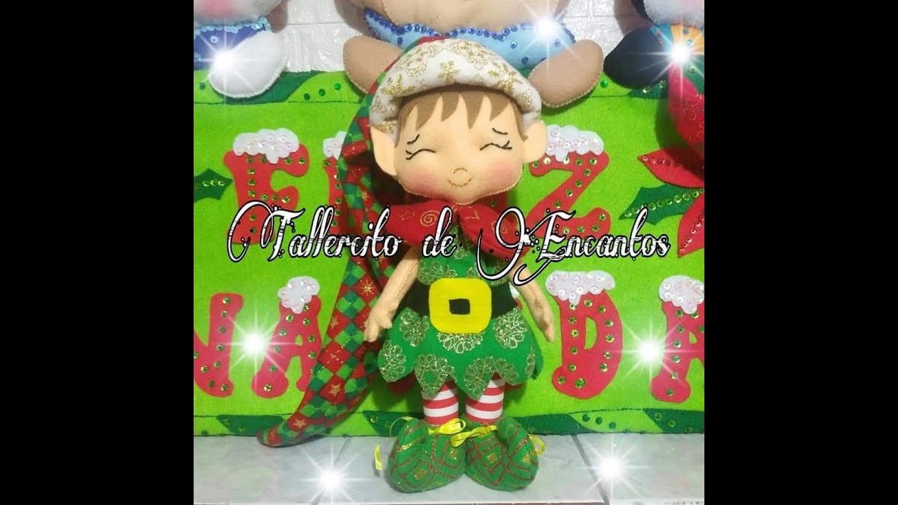 DUENDE NAVIDEÑO EN FIELTRO