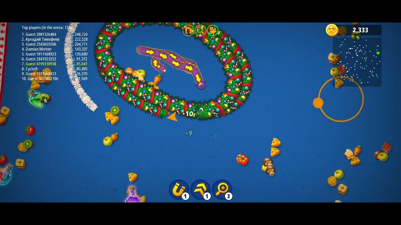 Art of circle trap ⭕😈 | worms zone | #games #wormszone #worms 