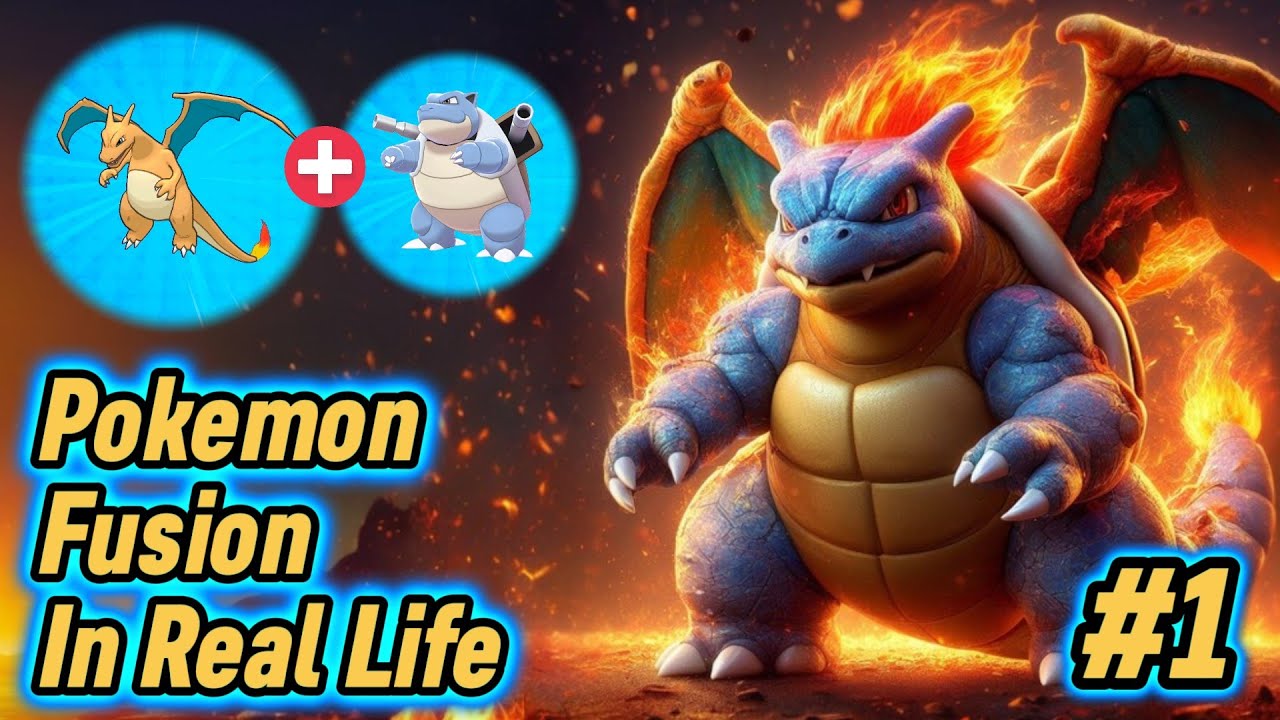 AI Realistic vs Pokémon: What Happens Fuse Charizard with Other Pokémon?