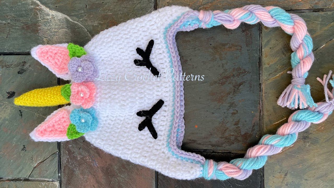 🦄Gorro de Unicornio 🦄 tejido a crochet paso a paso 5 años facil y rapido