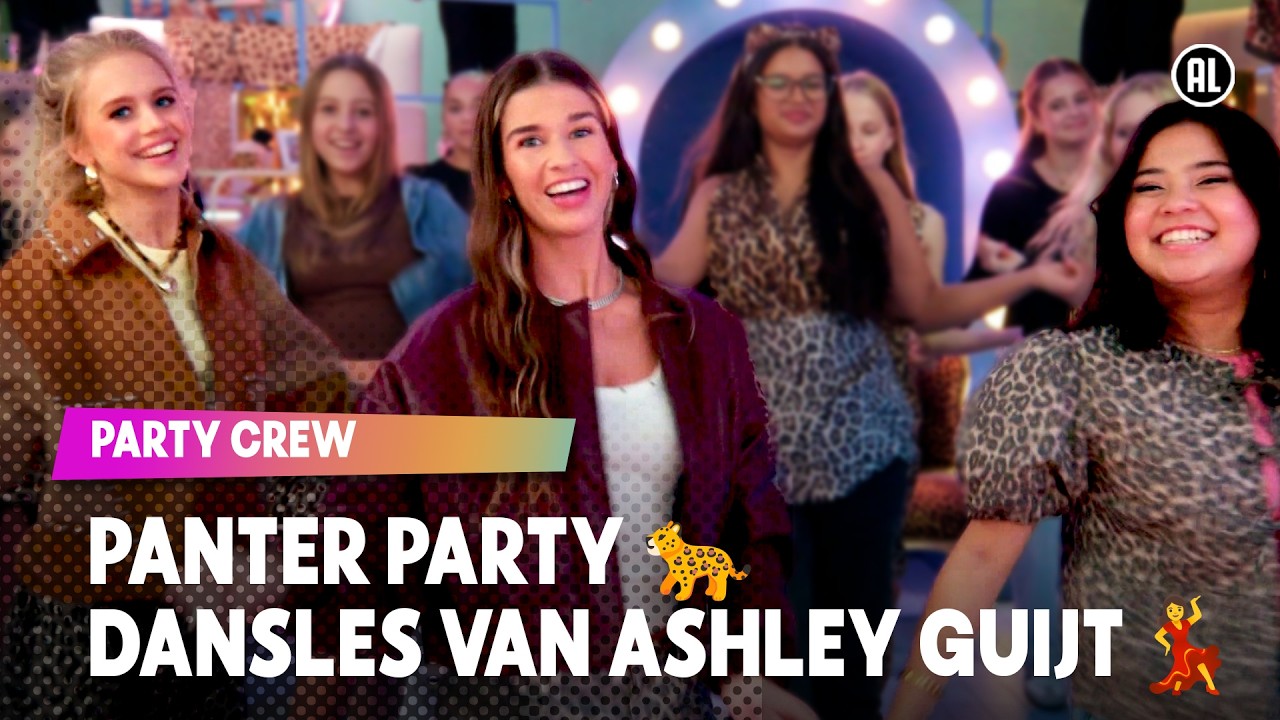 💃🔥 TIKTOK-QUEEN ASHLEY GUIJT LEERT ONS DAME UN GRRR OP PANTER PARTY 🐆  Party Crew S2 #5