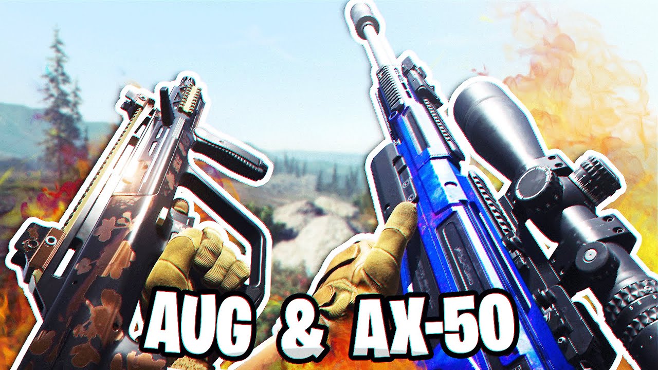 AX-50 + AUG NEEDS TO BE NERFED.. NEW SOLOS LOADOUT! #FaZe5 (Warzone Loadout & Gameplay)