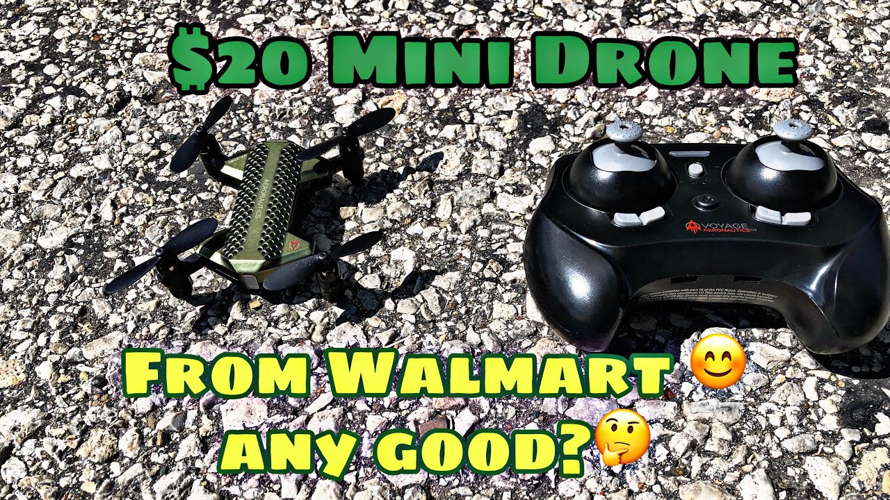 $20 Mini Drone from Walmart - Voyage Aeronautics VA-2080 Mini Drone (Unboxing & First Flight)