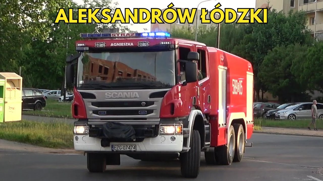 Parada wozów strażackich z jednostek OSP w Aleksandrowie Łódzkim 2024 - Dzień Strażaka