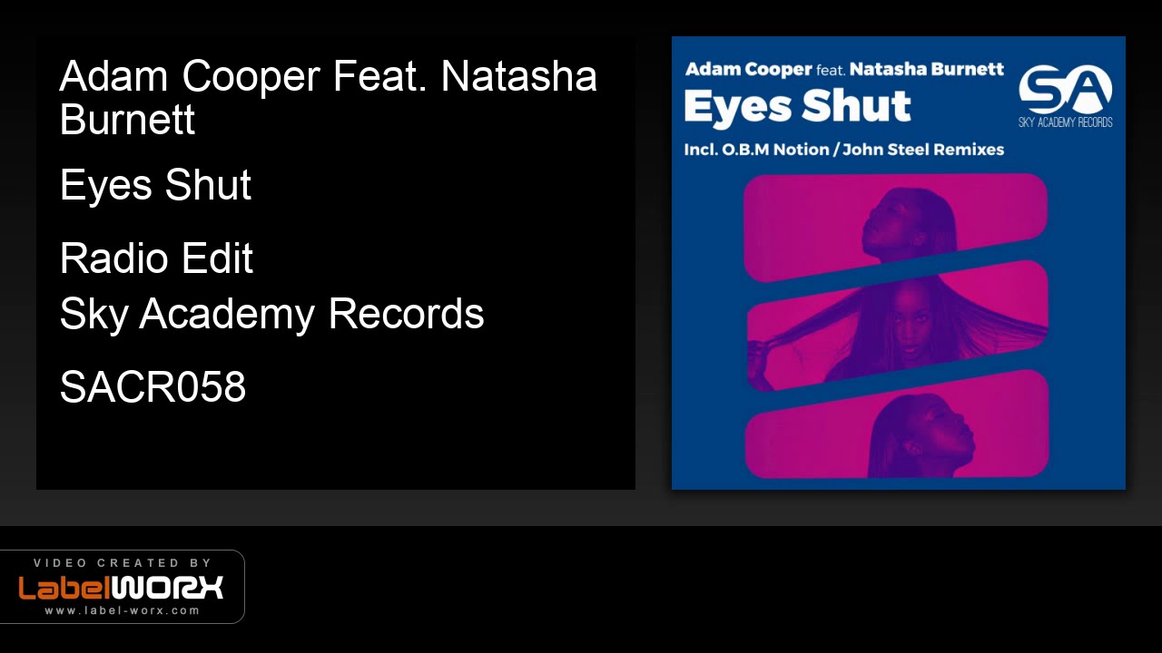 Adam Cooper Feat. Natasha Burnett - Eyes Shut (Radio Edit)