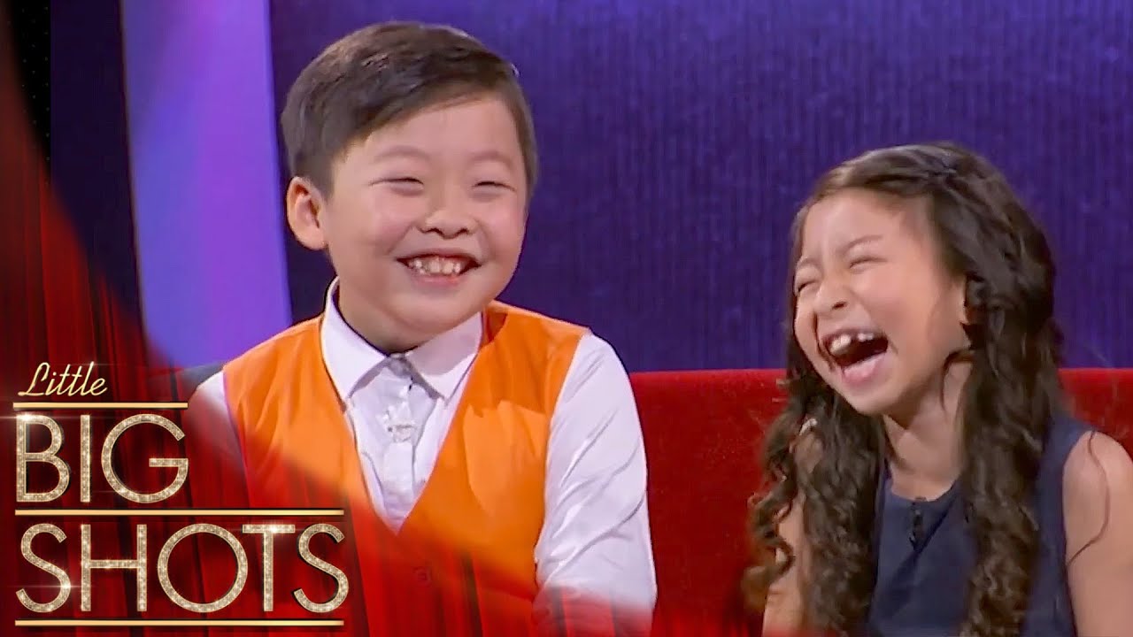 Джеффри Ли и Селин Тэм из Let's Sing Kids China! | Little Big Shots