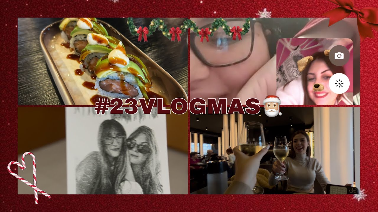 🎅🏼 #23VLOGMAS VI PARLO DI AMICI E SUSHI!! 23/12/25 🎁