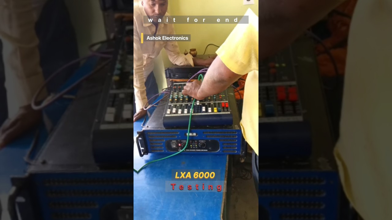 LXA 6000 Ahuja Amplifier testing 🔥 