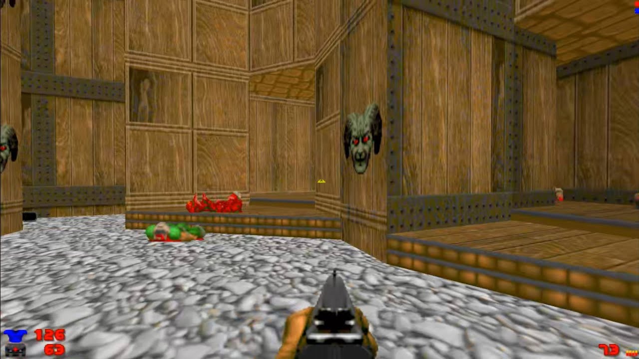 DOOM MOD The Black Widow BLACKWID WAD Ole Jacob Kielland WIDOW101 MAP E1M1 ONE MAP WAD END