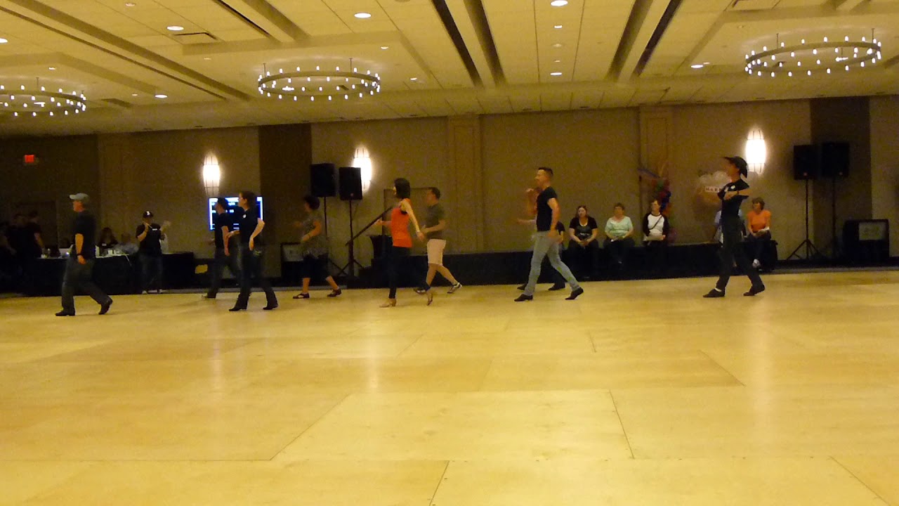 Just a Two Steppin' Line Dance by Norman Gifford & Jo Thompson Szymanski Demo @2017 Windy City