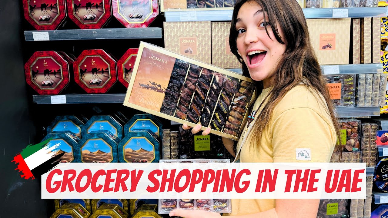 Grocery Shopping in the UAE: Dubai Chocolate, Dates & Surprising Finds!