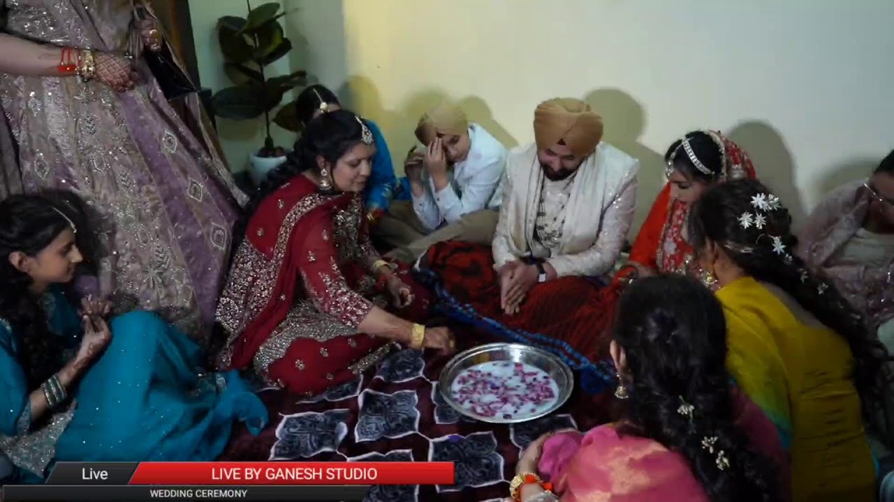 HARPREET SINGH WEDS KOMALPREET KAUR WEDDING CEREMONY ( GANESH STUDIO MOB.6239878177