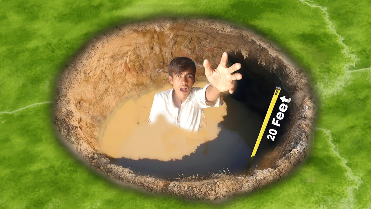 ​20 फुट गहरे गड्ढे में फंस गया! 😱 (अब क्या होगा?)