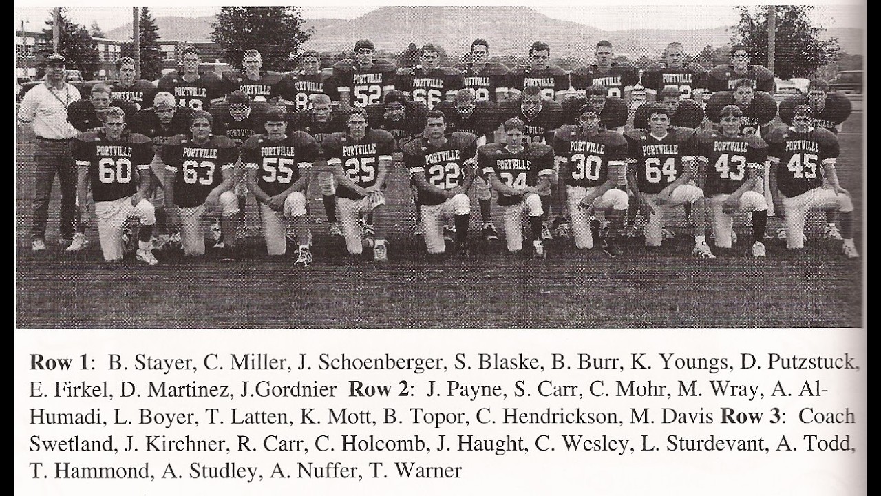 Portville Football 1999 Highlights