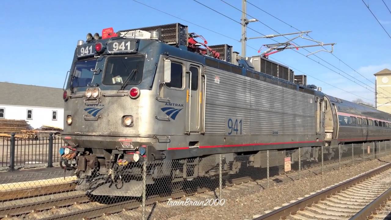 Amtrak's AEM-7 HHP-8 & ACS-64 Electric Locomotives!