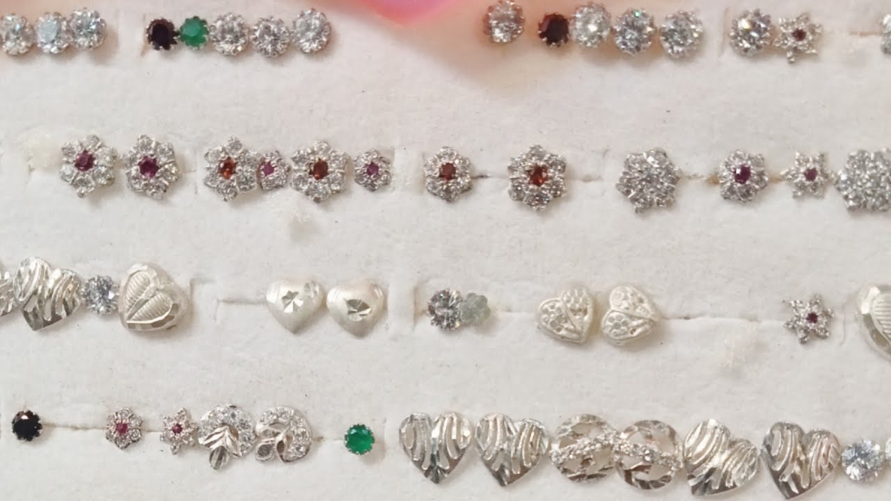 Silver nose pin design 👃/silver nose pin collection with price/nose pin design 2024