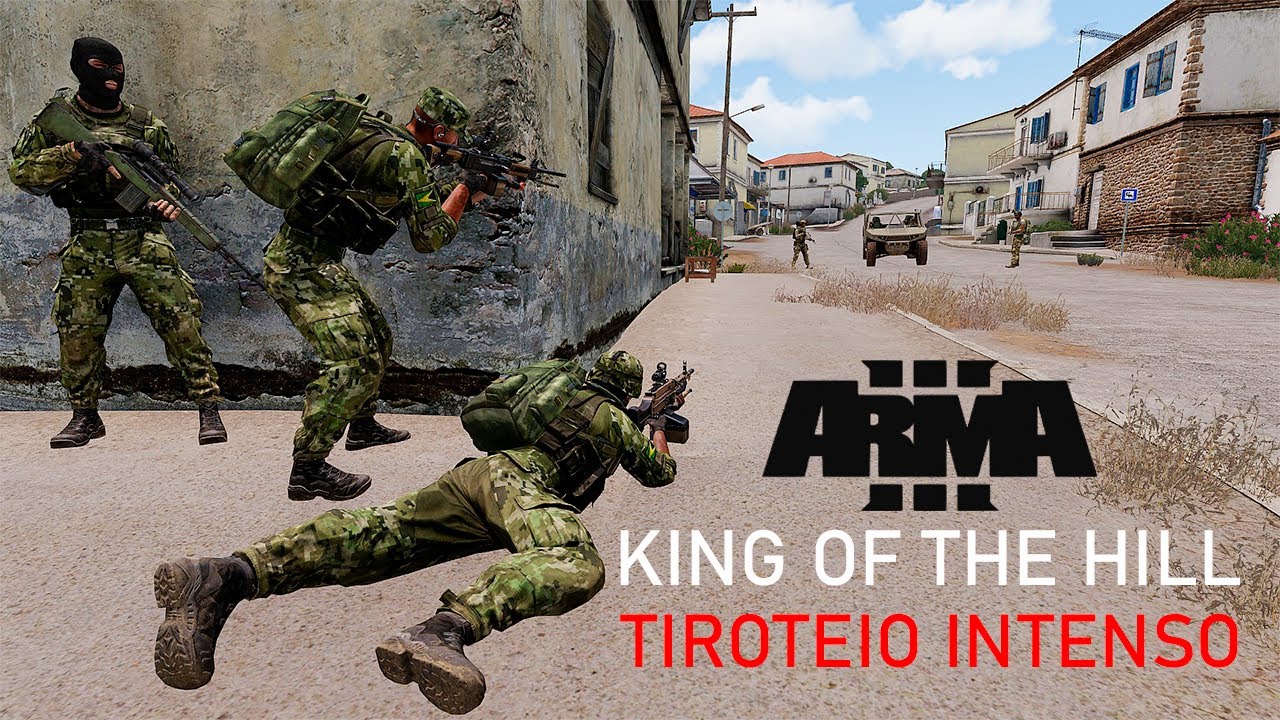 ARMA 3 - KING OF THE HILL - TROCA DE TIRO INSANA