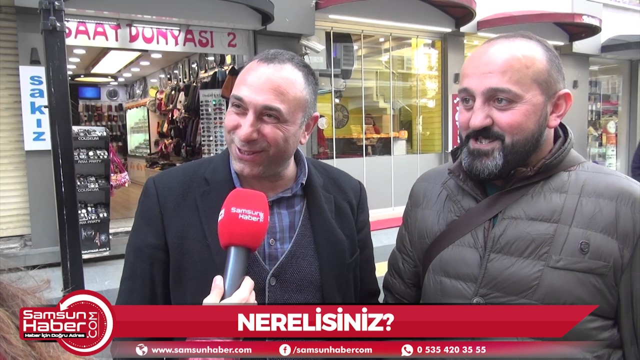 Nerelisiniz?